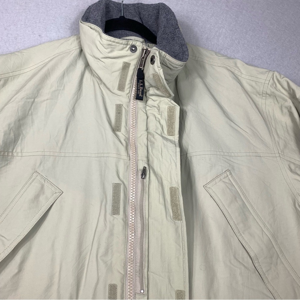 Vintage LL Bean Coat Mens XL Beige Parka Thinsulate Insulated Winter Jacket 0UU6 - Picture 12 of 16